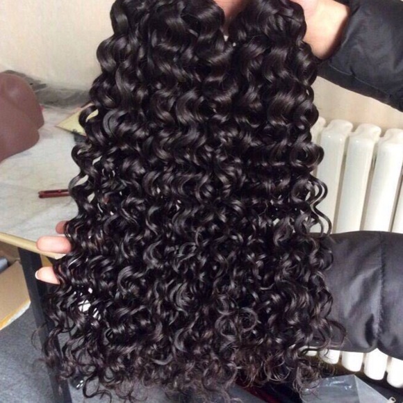 Deep curly Bundle Natural Black